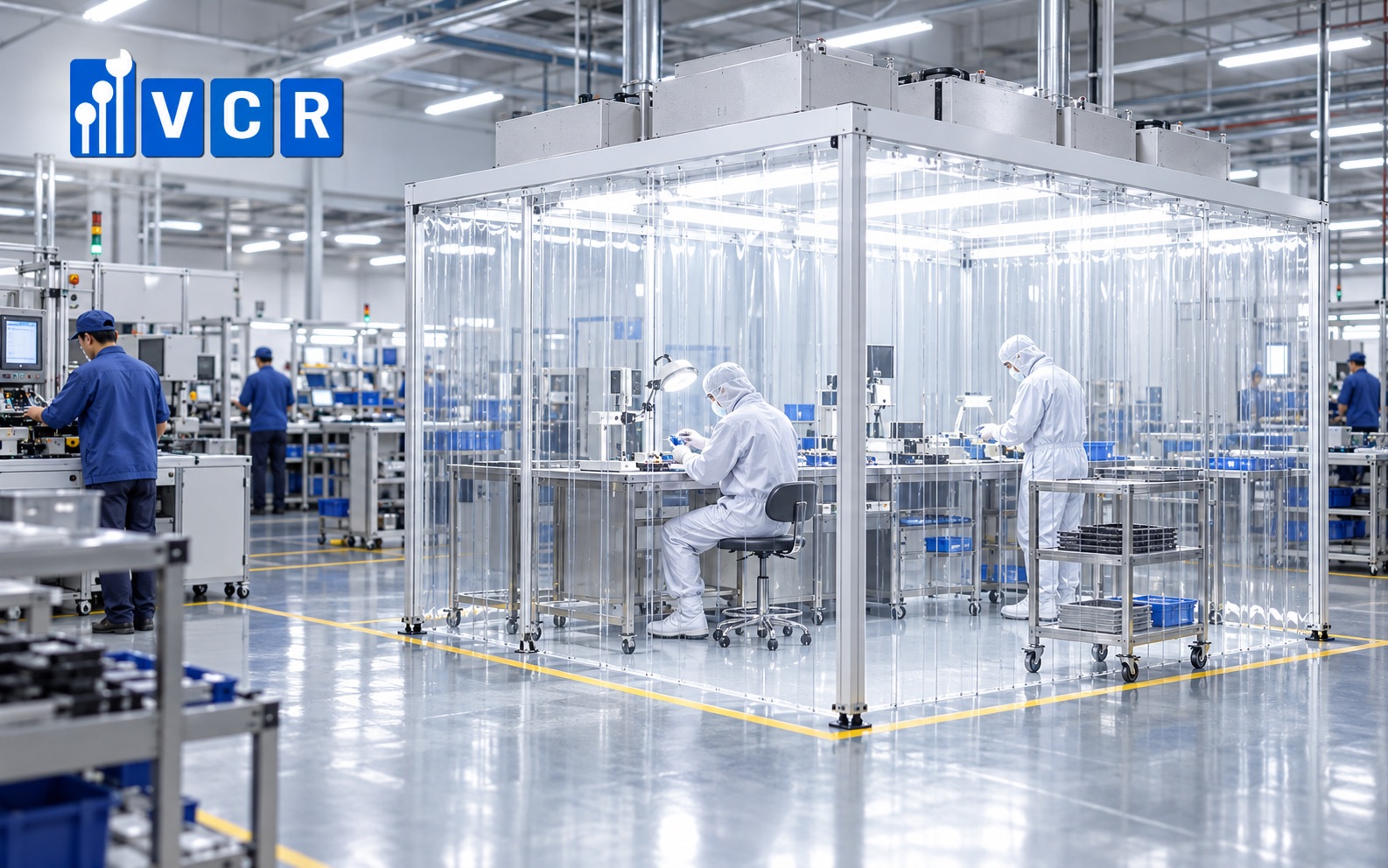Khi một công đoạn cần sạch hơn phần còn lại của nhà xưởng
