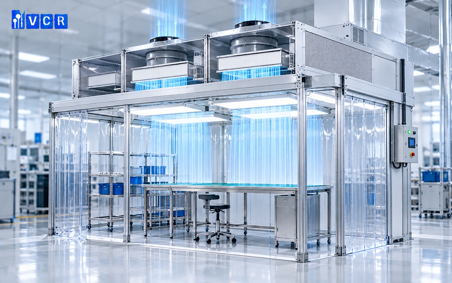 Một hệ thống CLEANBOOTH hoàn chỉnh gồm những thành phần kỹ thuật nào?