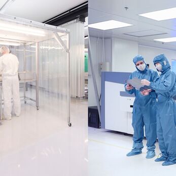 When should I move from a clean booth to a permanent cleanroom?